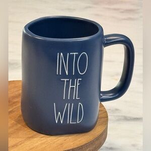 Rae Dunn Dark Blue 'Into The Wild' Mug
